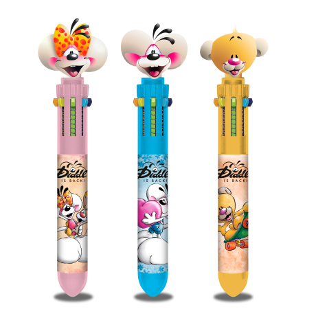 STYLO 3D 10 COULEURS DIDDL
