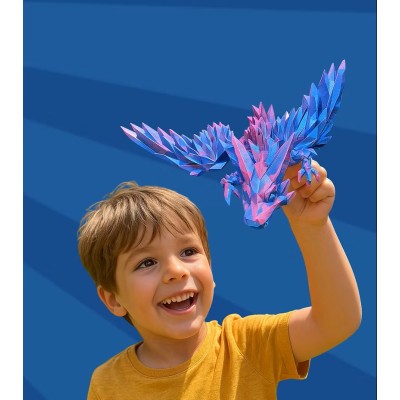 DRAGON CRYSTAL AVEC AILES - ANIMA 3D