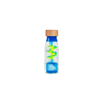 PETIT BOUM MOVE BOTTLE SPIRALE BLEUE