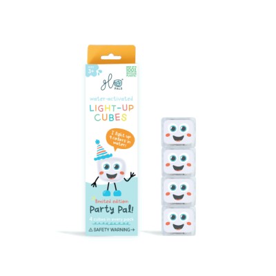 PARTY CUBES WHITE CUBES- GLO PALS