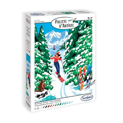 PALETTE D'ARTISTE DANS LES ALPES - SENTOSPHERE