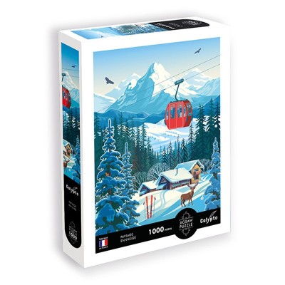 PUZZLE 1000 P - VILLAGE DE MONTAGNE - STUDIO SENTOSPHERE...