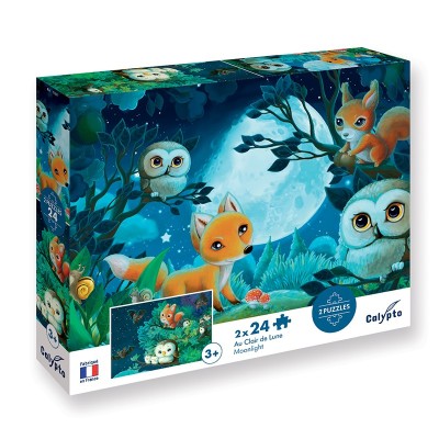 PUZZLE 2*24 P - AU CLAIR DE LUNE - SENTOSPHERE