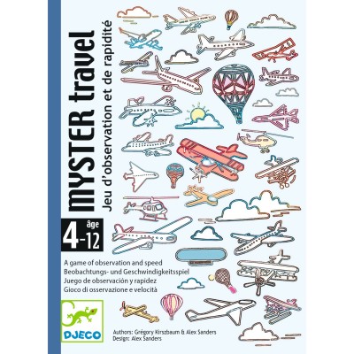 JEU DE CARTES -MYSTER TRAVEL - DJECO