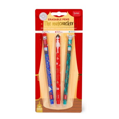 XMAS 25 - SET OF 3 ERASABLE GEL PENS- LEGAMI