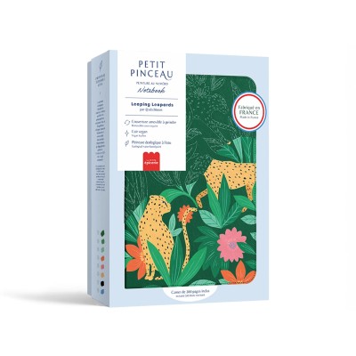 NOTEBOOK A PEINDRE - LEOPARD
