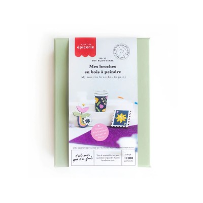 MES BROCHES EN BOIS A PEINDRE