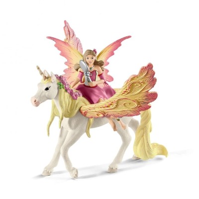 FEE FEYA ET UNE LICORNE AILEE - SCHLEICH