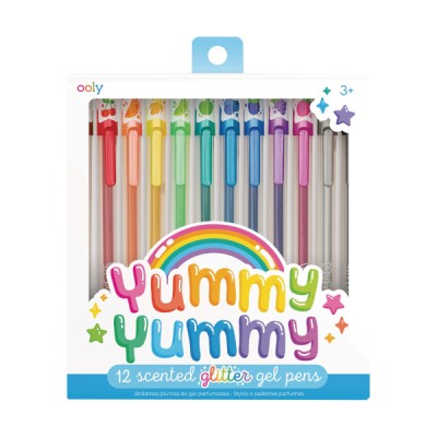 YUMMY SCENTED GLITTER GEL PENS - OOLY