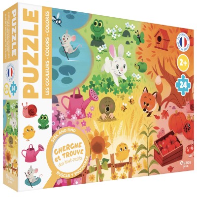 PUZZLE CET TOUT PETITS COULEUR - AUZOU