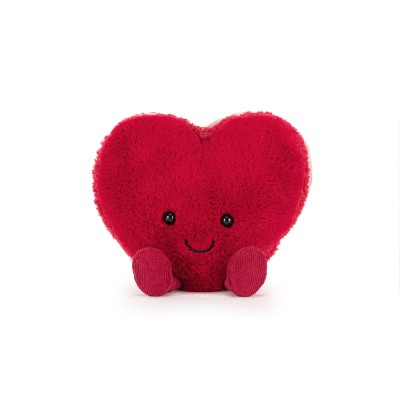 AMUSEABLES ARLETTE HEART MACARON (RED) - JELLYCAT