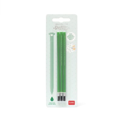SET DE 3 RECH VERT POUR STYLO À ENCRE GEL EFFAÇABLE  -...
