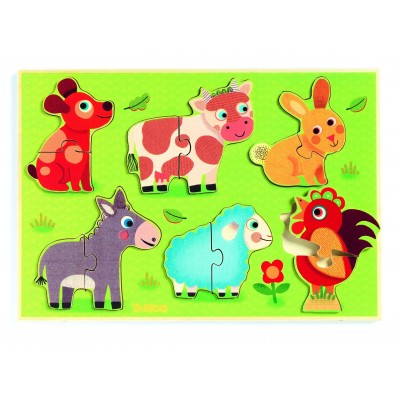 PUZZLE COUCOU-COW- DJECO