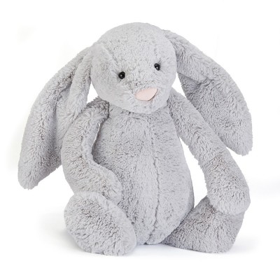 BASHFUL LAPIN ARGENT SILVER HUGE 51CM - JELLYCAT